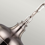 Подвесной светильник со стальным плафоном и белым матовым стеклянным шаром Feiss варинант исполнения - 4 | Loft Concept в Казани