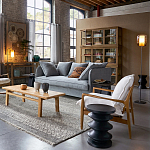 Фигурный приставной столик черного цвета AMORPHOUS варинант исполнения - 6 | Loft Concept в Казани