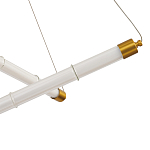 Светодиодная люстра Trumpet Tube Brass  варинант исполнения - 3 | Loft Concept в Казани