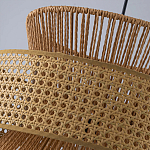 Подвесной светильник с абажуром из натуральных материалов Light Inside the Cell варинант исполнения - 7 | Loft Concept в Казани