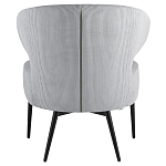 Современное мягкое кресло на металлических ножках Rakush Grey варинант исполнения - 3 | Loft Concept в Казани