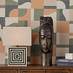 Настольная лампа с квадратным основанием и прямоугольным абажуром Neat Lines варинант исполнения - 5 | Loft Concept в Казани