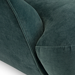 Полукруглое мягкое кресло Halle Green Armchair варинант исполнения - 6 | Loft Concept в Казани