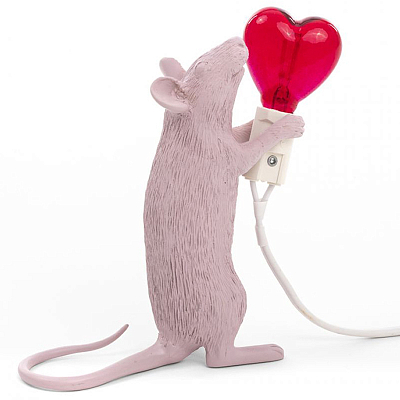 Настольная лампа Seletti Mouse Step Love USB