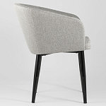 Мягкое кресло на металлических ножках Shaggy Grey варинант исполнения - 2 | Loft Concept в Казани