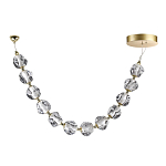 Подвесной светильник из прозрачных шаров Bubbles Bocci варинант исполнения - 5 | Loft Concept в Казани