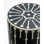 Дизайнерские приставной столик с инкрустацией Mandika Bone Inlay Stool варинант исполнения - 1 | Loft Concept в Казани