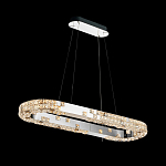 Люстра овальная с мозаичным хрустальным оформлением Sparks of Crystal варинант исполнения - 4 | Loft Concept в Казани