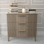 Комод коричневого цвета с 3-мя ящиками Harper Line варинант исполнения - 1 | Loft Concept в Казани