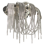 Бра с металиическими цепочками и дугообразными элементами Atlantis Chain варинант исполнения - 5 | Loft Concept в Казани