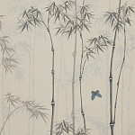 Обои ручная роспись Distant Bamboo Special Colourway on white dyed paper варинант исполнения - 1 | Loft Concept в Казани