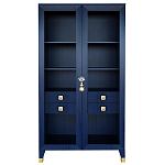 Дизайнерский шкаф витрина Elsa Dreams Blue с 4-мя ящиками варинант исполнения - 9 | Loft Concept в Казани