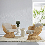 Приставной столик белого цвета Bead варинант исполнения - 4 | Loft Concept в Казани