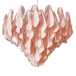 Люстра из стекляных розовых лепестков Petalled Illuminator варинант исполнения - 3 | Loft Concept в Казани