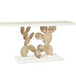 Консоль прямоугольная белая с основанием в виде кактуса Cactus варинант исполнения - 1 | Loft Concept в Казани