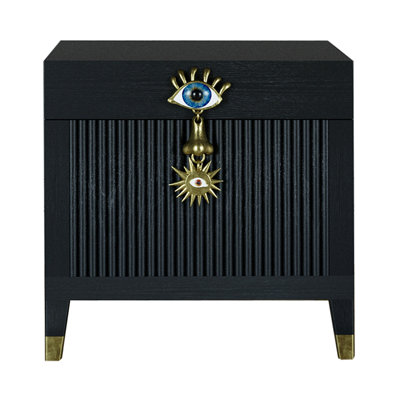 Сундук Eye Elsa Dreams Black Черный Золотой Сундук Eye Elsa Dreams Black Черный Золотой в Казани | Loft Concept