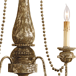 Бра состаренное с нитями из бусин Aged Silhouette варинант исполнения - 1 | Loft Concept в Казани