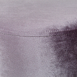 Пуф фиолетовый велюр на золотом металлическом основании Golden Belt варинант исполнения - 4 | Loft Concept в Казани