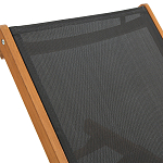 Шезлонг из текстиля и эвкалипта Power of Nature варинант исполнения - 5 | Loft Concept в Казани