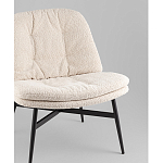 Кресло лаунж Tail молочный варинант исполнения - 2 | Loft Concept в Казани