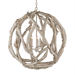 Люстра круглая в виде веток деревьев Natural Driftwood варинант исполнения - 1 | Loft Concept в Казани