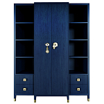 Большой шкаф с витриной Elsa Dreams Blue варинант исполнения - 7 | Loft Concept в Казани