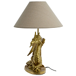 Настольная лампа с абажуром Дракон Golden Dragon Lamp Beige варинант исполнения - 2 | Loft Concept в Казани
