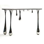 Дизайнерская Консоль Melting Silver Console Zhipeng Tan варинант исполнения - 1 | Loft Concept в Казани