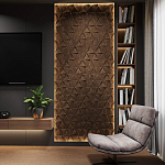 Гипсовая 3D панель с принтографией PM-50 варинант исполнения - 4 | Loft Concept в Казани