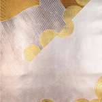 Обои ручная роспись в стиле Арт-деко Namban Colourway SC-290 on Deep Rich Gold gilded paper варинант исполнения - 2 | Loft Concept в Казани