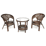 Комплект уличной мебели Angela Dark Brown варинант исполнения - 1 | Loft Concept в Казани