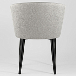 Мягкое кресло на металлических ножках Shaggy Grey варинант исполнения - 4 | Loft Concept в Казани