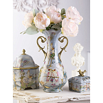 Ваза фарфоровая с попугаями Gaya варинант исполнения - 9 | Loft Concept в Казани