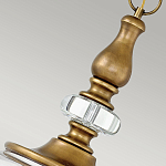 Люстра подвесная цвета латунь с прозрачным овальным стеклянным плафоном Hinkley варинант исполнения - 8 | Loft Concept в Казани