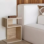 Дизайнерский журнальный стол фигурный с полками Gulip варинант исполнения - 2 | Loft Concept в Казани