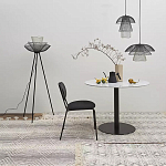 Торшер с трехъярусным плафоном из металлической сетки Metal Mesh Floor Lamp варинант исполнения - 2 | Loft Concept в Казани