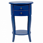 Синяя тумба на фигурных ножках Shelby варинант исполнения - 1 | Loft Concept в Казани