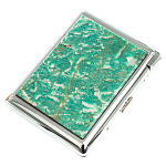 Портсигар с газовой зажигалкой из натурального камня Амазонит Stone Cigarettes Cases варинант исполнения - 6 | Loft Concept в Казани