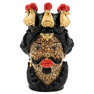 Ваза Vase Moro Man Leopard Big