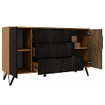 Комод с 3-мя ящиками и дверцей Stone Effect варинант исполнения - 4 | Loft Concept в Казани