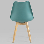 Стул с основой из пластика и мягким сиденьем Arvika Azure варинант исполнения - 4 | Loft Concept в Казани