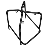 Барный стул со спинкой и подлокотниками на 4-х металлических ножках Douglas Rhombus Серый Велюр варинант исполнения - 6 | Loft Concept в Казани