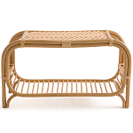 Скамья для прихожей из стеблей ротанга Willa Rattan Bench варинант исполнения - 3 | Loft Concept в Казани