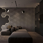 Гипсовая 3D Панель M-52 варинант исполнения - 1 | Loft Concept в Казани