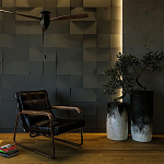 Гипсовая 3D Панель M-08 варинант исполнения - 2 | Loft Concept в Казани