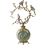 Бронзовый подсвечник Птичий рай Flora варинант исполнения - 1 | Loft Concept в Казани