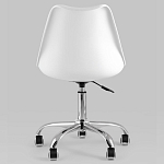 Офисный стул на металлическом основании EGGERY White варинант исполнения - 5 | Loft Concept в Казани