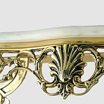 Консоль из бронзы с мраморной столешницей Bronze De Console варинант исполнения - 1 | Loft Concept в Казани