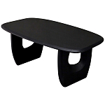 Кофейный стол из массива акации Veras Coffee Table Black варинант исполнения - 1 | Loft Concept в Казани