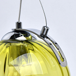 Люстра линейная с 5-ю разноцветными стеклянными плафонами Kaleido варинант исполнения - 9 | Loft Concept в Казани